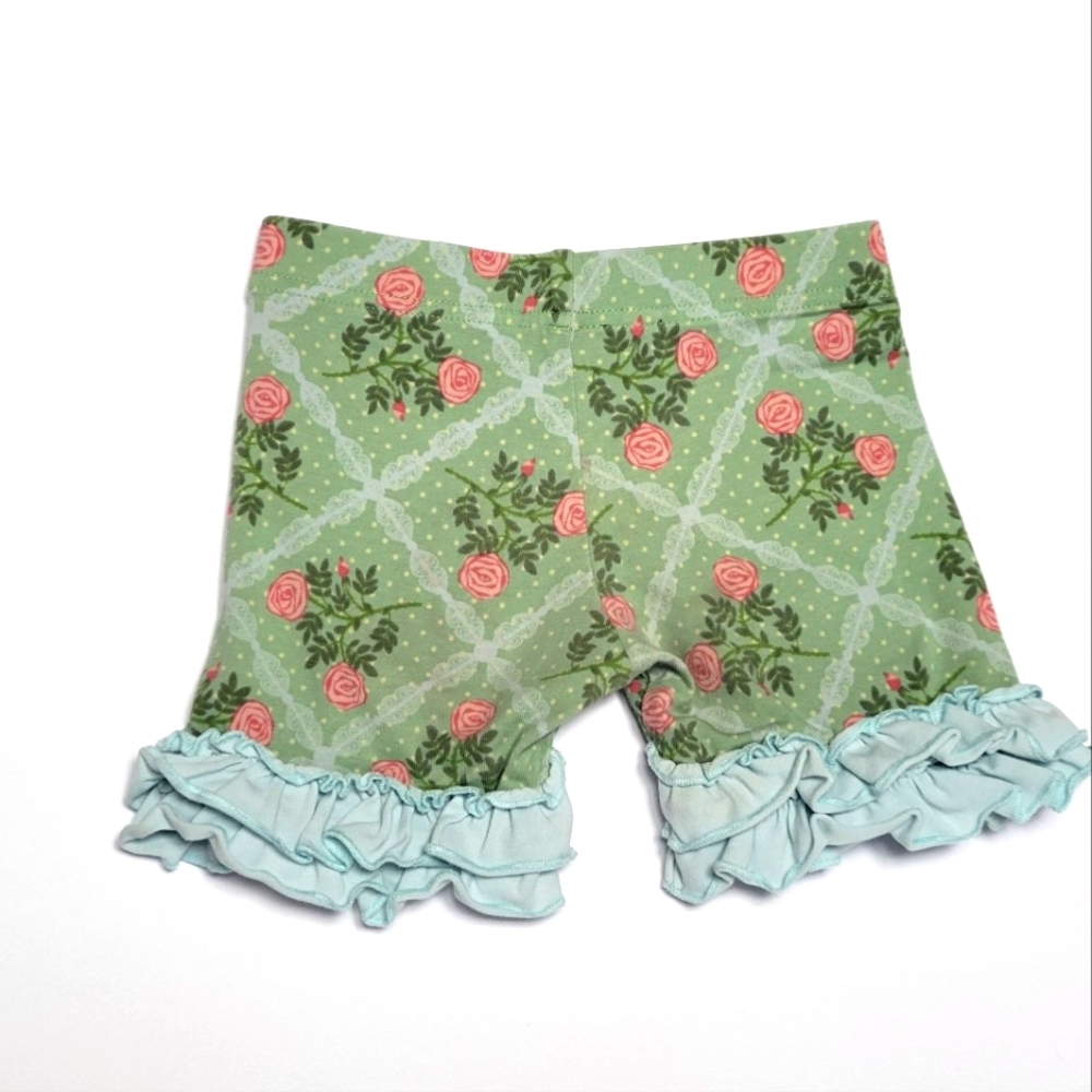 MATILDA JANE rose floral ruffle shorts size 2 - Picture 7 of 12